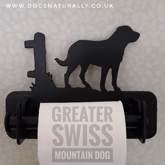 Greater Swiss Mountain Dog Toilet Roll Holder